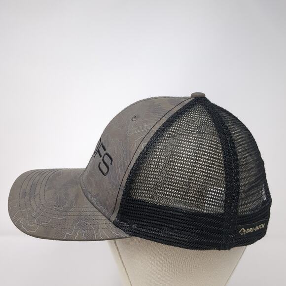 DFS Snapback Trucker Hat Multicolor One Size Adjustable Mesh Back Dri-Duck - Picture 3 of 9